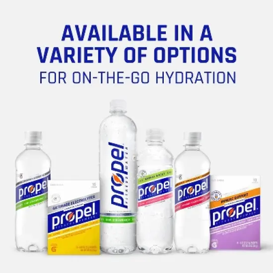 Propel Zero Grape Nutrient Enhanced Water - 6pk/16.9 fl oz Bottles image {10}