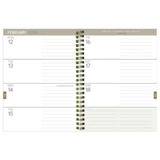 TF Publishing 2023-24 Academic Planner Weekly/Monthly 6"x8" Amber Waves image {2}
