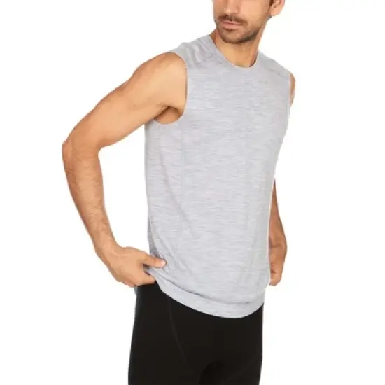 Minus33 Merino Wool Micro Weight - Men's Wool Sleeveless Tank Top Woolverino Ash Gray S image {3}