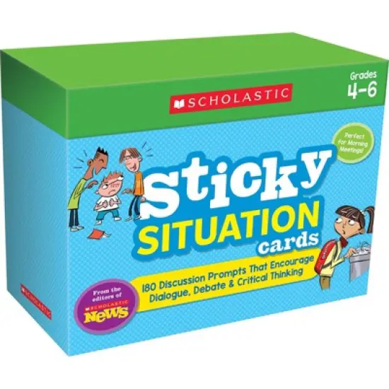 Scholastic Teacher Resources Scholastic News Sticky Situation Cards: Grades 4-6 image {1}