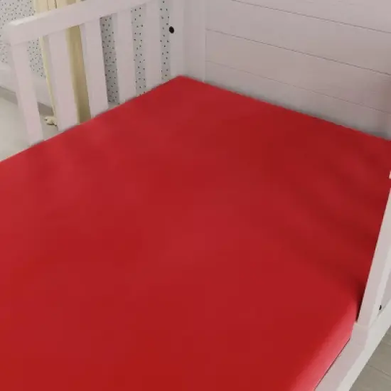 INFURNIC Mattresses Kids Full Mattress with Memory Foam Water Resistant Cover and High Density Support Base, Red, 75"*53"*5" image {3}