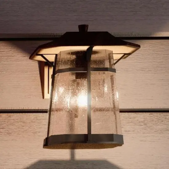 Urban Ambiance Luxury Rustic Outdoor Wall Light,  8.625"H x 6.5"W,  Coffee Bronze Finish, UHP1070 image {5}
