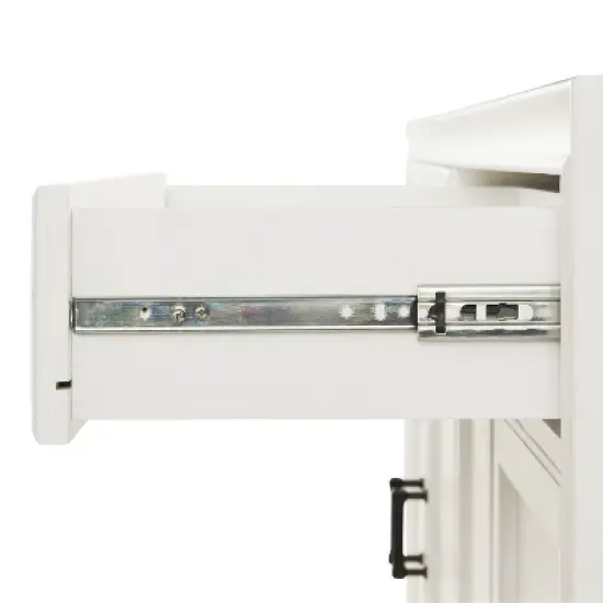 3pc Tara Sideboard and Pantry Set Distressed White - Crosley image {12}