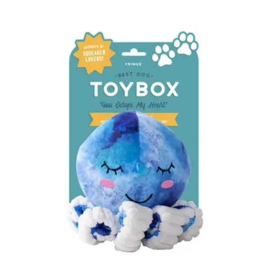 PetShop by Fringe Studio You Octopi My Heart Dog Toy - Blue image {1}