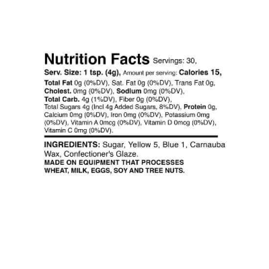 Mystic Sprinkles Peridot - Bright Green Sugar Crystals 4.2oz Bottle image {4}