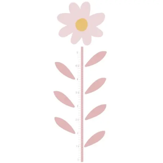 Lambs & Ivy Daisy Dreams Flower Growth Chart Wall Decals/Stickers image {4}
