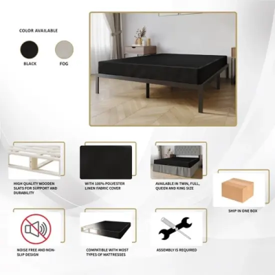 ChaletPosh Wooden Box Spring image {9}