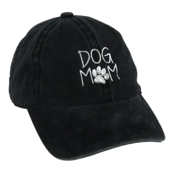 David & Young Women's Dog Mom Embroidered Baseball Cap image {1}