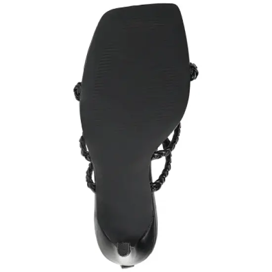 Journee Collection Womens Jamila Tru Comfort Foam Open Toe High Stiletto Pumps Black 8 image {4}