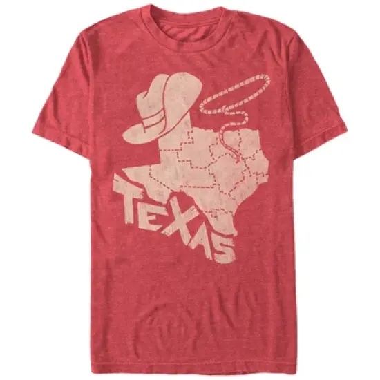 Men's Lost Gods Fourth of July  Lasso Texas State T-Shirt image {3}