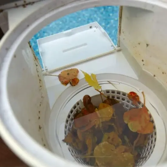 Pool Minder Inc Zak the Pool Minder Hands Free Automatic Plastic Foam Water Leaf Skimmer with Small Animal Platform for Swimming Pool Pump, Blue image {3}