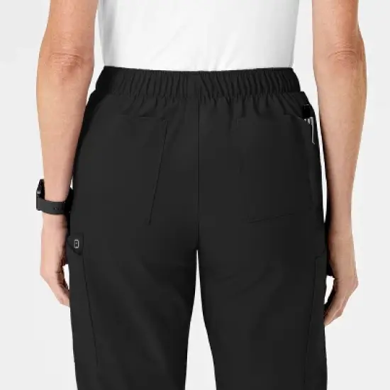 Wink W123 Women's Flat Front Cargo Scrub Pant image {7}