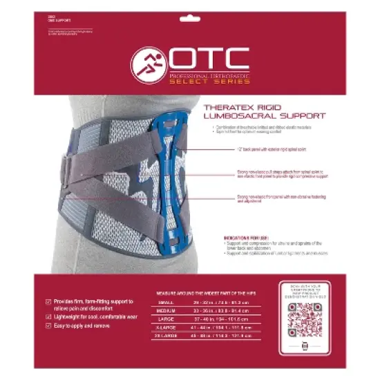 OTC Lumbosacral Back Splint, Theratex Spinal Maximum Support image {1}