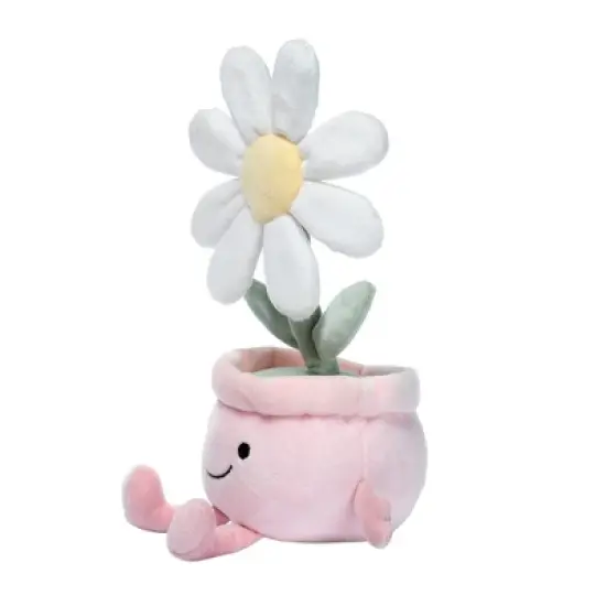 Lambs & Ivy Daisy Dreams Poseable Flower Pot Plush Stuffed Animal Toy image {2}
