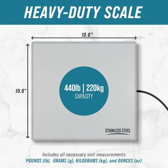 Smart Weigh  Shipping Scale Digital Heavy Duty Platform 440lbs image {2}