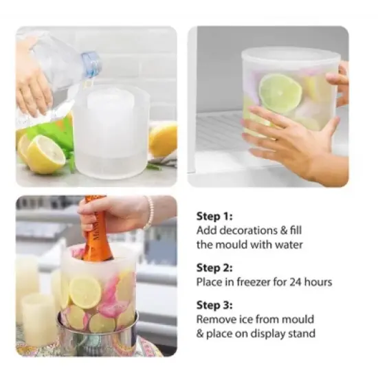 Final Touch Stainless Steel Ice Bottle Chiller image {5}