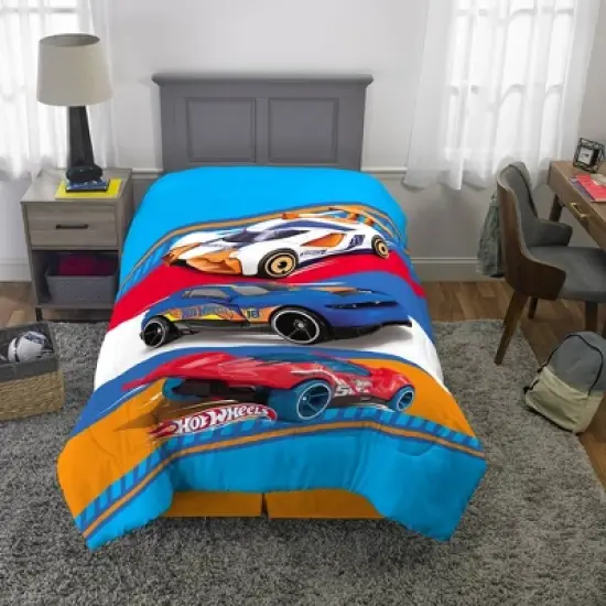 Twin/Full Hot Wheels Kids' Comforter image {4}