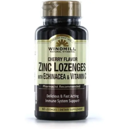Windmill Zinc Lozenges Vitamin C & Echinacea, 60 ct image {1}