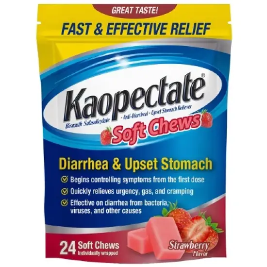 Kaopectate Soft Dietary Chews - Strawberry - 24ct image {8}