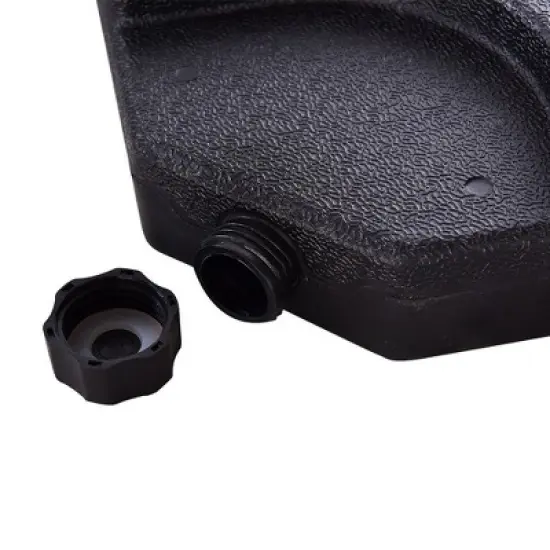 Costway 4 Plate Patio Offset Umbrella Base Stand Weights Sand/Water Filled Base image {9}