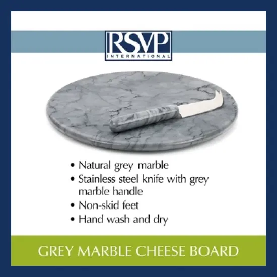 Rsvp Grey Marble Cheese Board image {8}