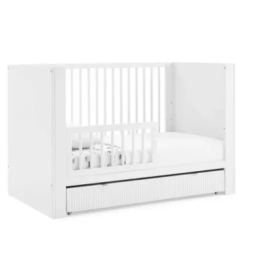 Delta Children Cassie 4-in-1 Convertible Crib with Underdrawer - Greenguard Gold Certified image {7}