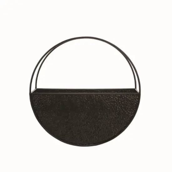 Round Metal Wall Planter - Foreside Home & Garden image {7}