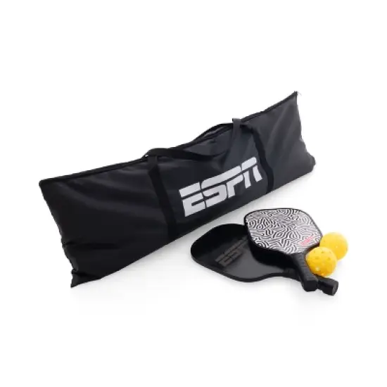 ESPN Pickleball Net Set (2 paddles, 2 balls, 1 portable net and carry bag image {2}