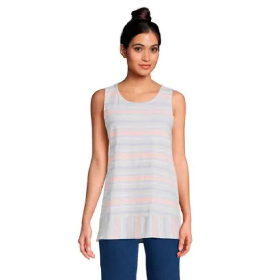 Lands' End Women's Slub Jersey Swing Tunic Tank image {3}