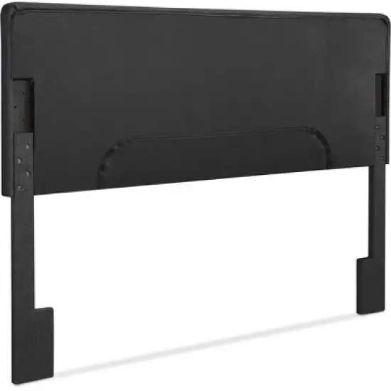 King Amery Tufted Upholstered Headboard Charcoal - Adore Decor image {9}