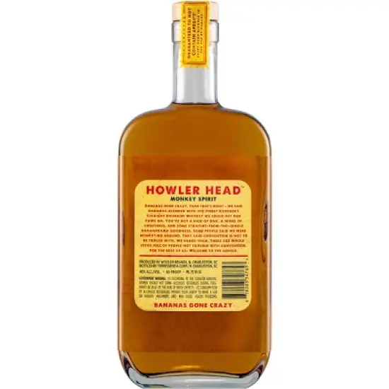 Howler Head Banana Flavored Bourbon Whiskey - 750ml Bottle image {1}
