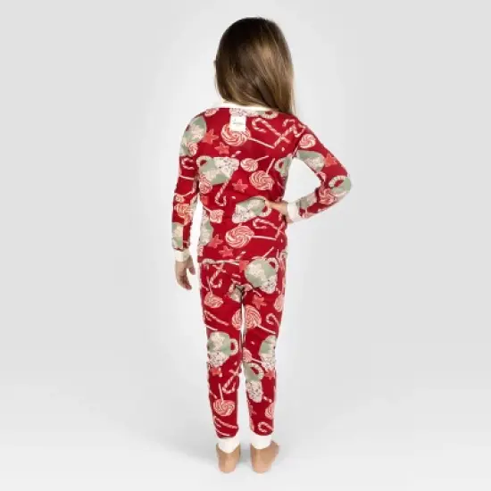 Burt's Bees Baby&reg; Kids' 2pc Christmas Pajama Set image {3}