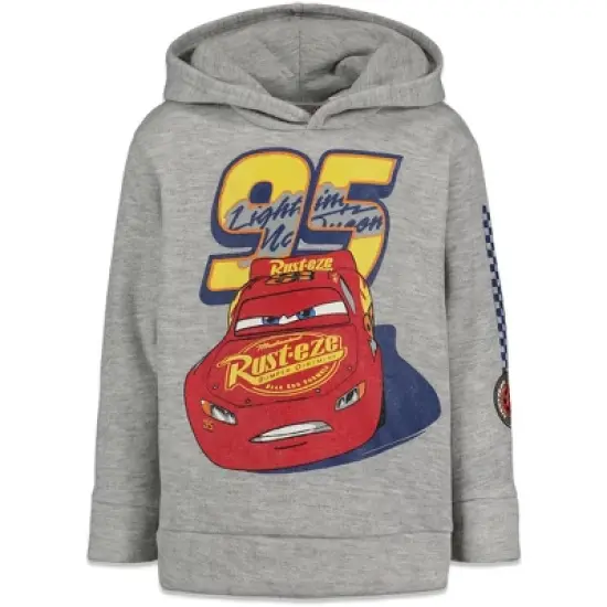 Disney Pixar Cars Lightning McQueen Fleece Pullover Hoodie Toddler  image {6}
