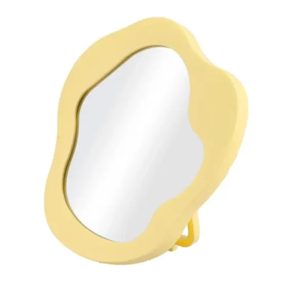Unique Bargains Irregular Shape Desktop Cosmetic Mirror 1 Pc image {6}