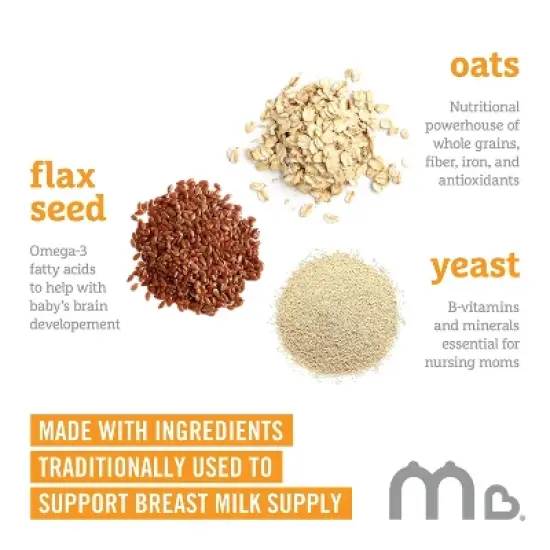 Munchkin Milkmakers Lactation Cookie Bites - Lemon - 20oz/10ct image {1}