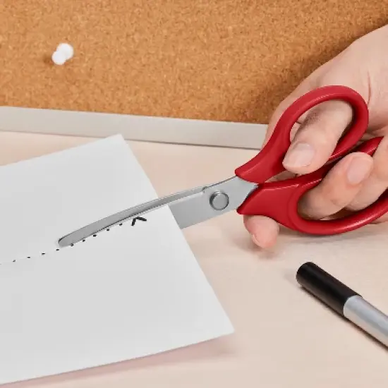 TRU RED 7in Stainless Scissor Straight Handle Rt & Lf Hand TR55049 image {2}