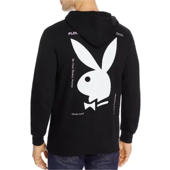 Elevenparis Mens Levery Playboy Hoodie Sweatshirt image {1}