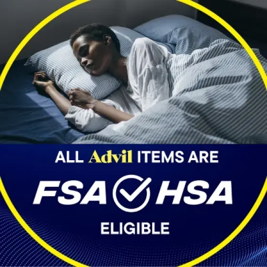 Advil NSAID PM Pain Reliever Ibuprofen Caplets - 20ct image {4}