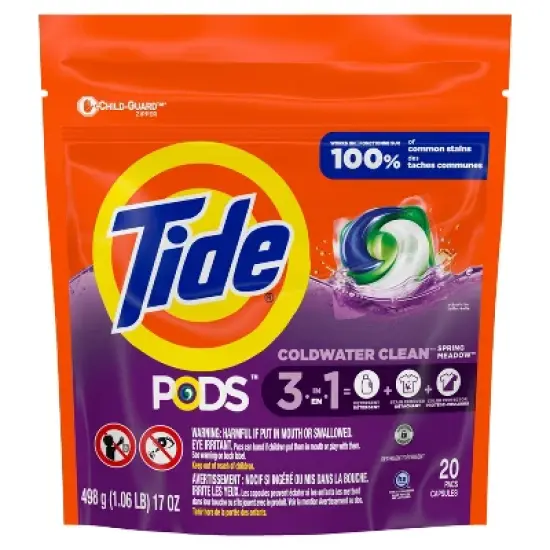 Tide Pods Laundry Detergent Pacs - Spring Meadow  image {1}