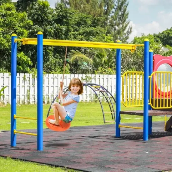 Sorbus disc seat swing for outdoors and playground fun image {1}