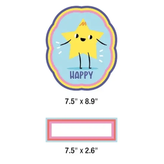 Carson Dellosa Education We Stick Together Emotions Check-In Pre-punched Bulletin Board Set, Grade PK-2 (46 pieces) image {3}