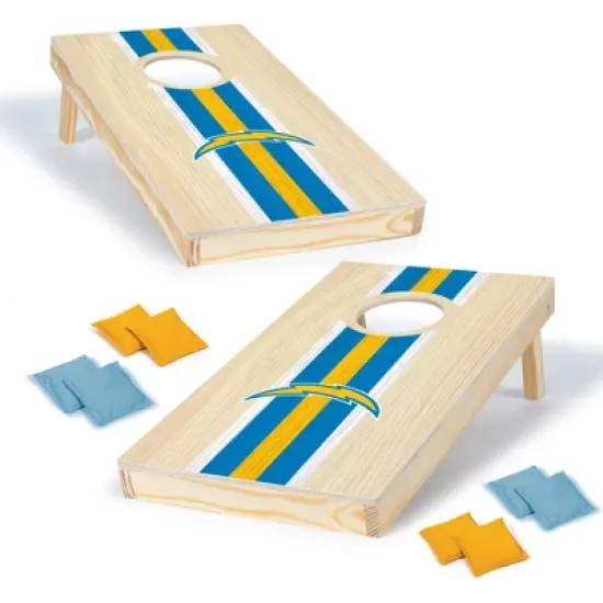 NFL Los Angeles Chargers 1'x2' Wood Cornhole Set image {5}