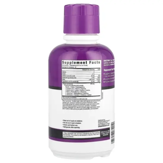 Rejuvicare Collagen Beauty Formula, Liquid Collagen Complex, Grape, 16 fl oz (473 ml) image {1}