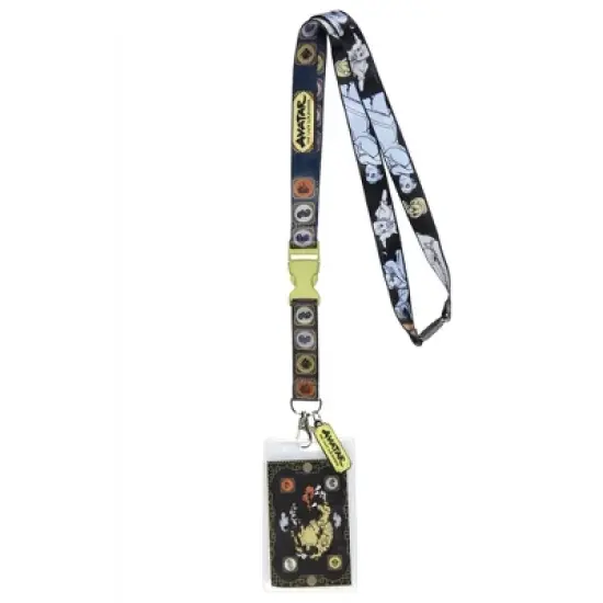 Avatar The Last Airbender ID Reversible Lanyard Badge Holder with Rubber Charm image {4}