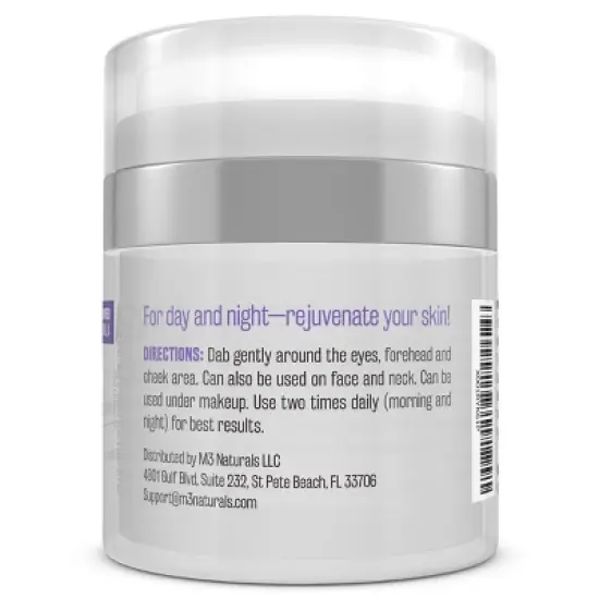 Eye Cream, M3 Naturals, Unscented, 1.7oz image {1}