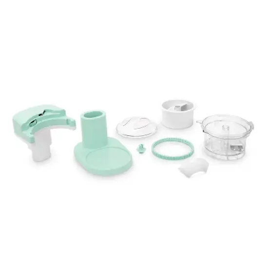 Dash Shaved Ice Maker: Aqua Blue Ice Shaver Machine, Slushie & Snow Cone Maker, Dishwasher-Safe Parts, 85W, 1-Year Warranty image {5}