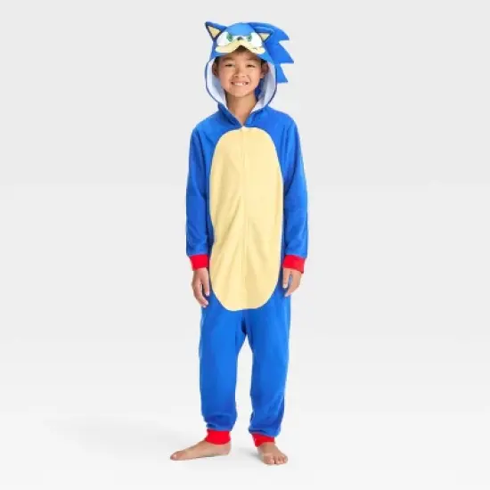 Boys' Sonic the Hedgehog Union Suit - Blue image {3}