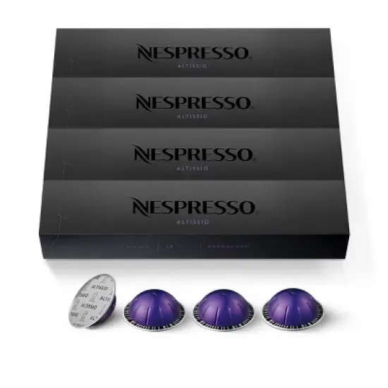 Nespresso Vertuo Altissio Espresso Capsules Dark Roast - 40ct image {7}
