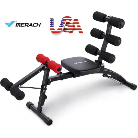 NEW MERACH Ab Trainer Abdominal Workout Bench Exerciser Home Fitness Machine image {7}