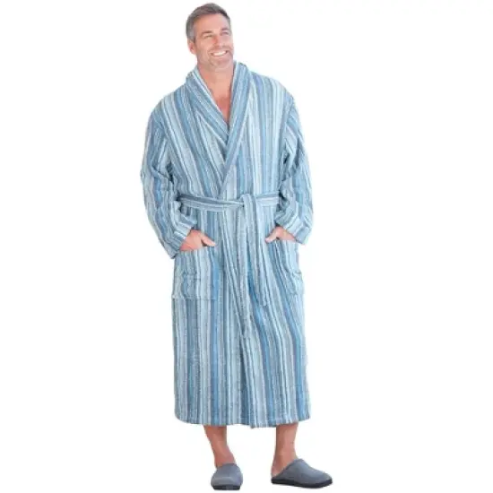 KingSize Men's Big & Tall Terry Bathrobe with Pockets image {12}